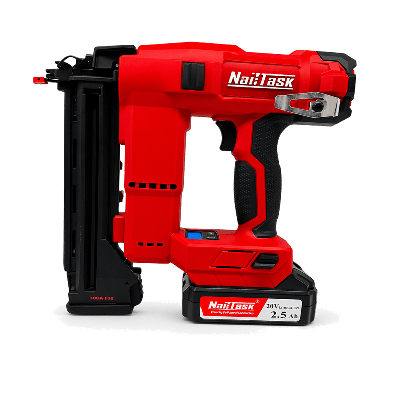 NailTask DCBN20-F32 20V cordless brushless 18-gauge brad nailer for cabinetry and trim