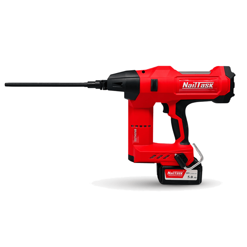NailTask DCCN120IP-250 20V cordless extended-capacity insulation pin nailer for 250 mm pins