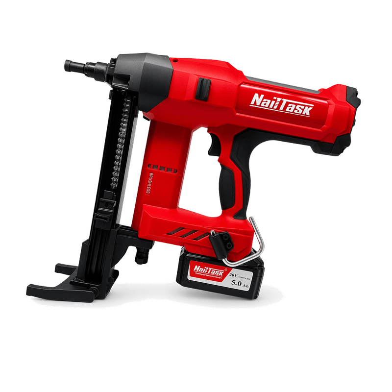 NailTask DCCN90S3 20V cordless brushless compact concrete nailer for confined-space fixing